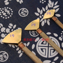 Miao batik professional use wax knife multi-shape self-study batik tool diy assist a set of 3