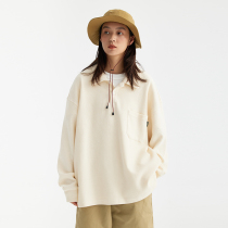 BUTTBILL 21AW Autumn New Japanese vintage knitted waffle long sleeve polo shirt men loose sweater