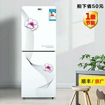 Rongsheng silent double-door refrigerator refrigerated and frozen mini home dormitory rental room frost-free energy saving