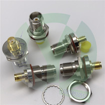 TNC SMA-KKY TNC mother-to-SMA mother waterproof ring nut fixed case panel Radio Frequency coaxial adapter