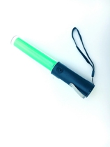 260 green traffic baton glow stick magnet adsorption adhesive hook LED warning light concert flash glow stick