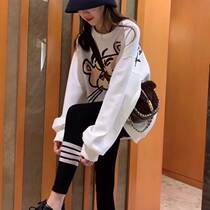 Pregnant Woman Spring Clothing Suit Fashion style blouses T-shirt T-shirt Long sleeve thin section Loose Casual Internet Red Ocean clothing Spring and autumn