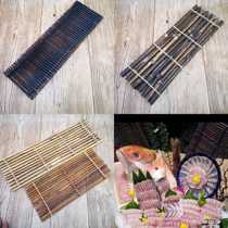 Japanese bamboo and wood ornaments sushi cuisine sashimi decoration bamboo row features high-end cuisine ornaments
