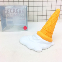 Punch-free British thumbs Up melted ice cream door stop creative banana door suction door card ice cream door stop