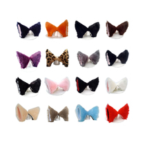 Lolita Royal Sister Fox demon Ba Wei cos anime performance headdress props Plush cat ears Fox ears hairpin hairband