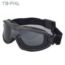FMA tactical goggles Single layer double layer anti-fog wind high strength hard lens breathable goggles TB1314