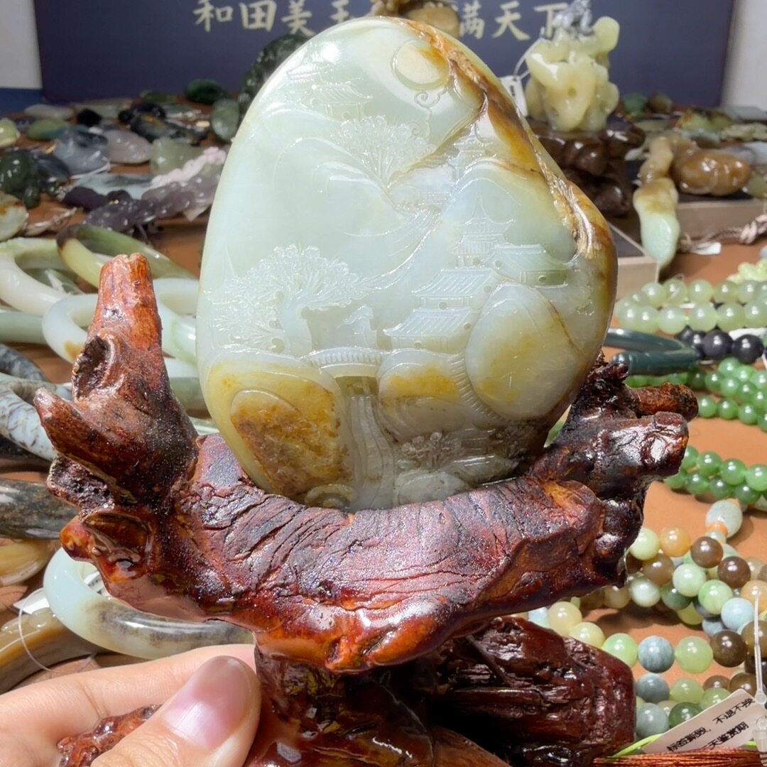和田玉山水摆件-和田玉山水摆件促销价格、和田玉山水摆件品牌- 淘宝
