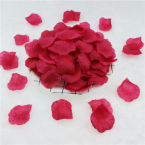 Simulation rose petals wedding confession decoration hand flower Valentines Day marriage proposal to make romantic wedding room decoration supplies