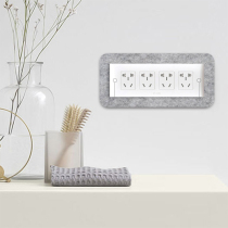 118 type two three four position 6 hole 12 hole non-stick socket paste 120 type felt switch paste wall paste protective socket cover