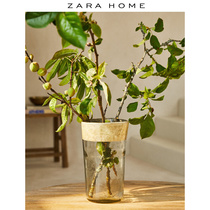 Zara Home European creative transparent glass flower arrangement vase living room bedroom ornaments 48372046990