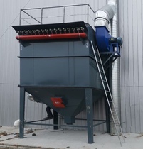 Pulse Filter Cartridge Industrial Workshop Stainless Steel Dust Removal Machine Single Machine Cloth Bag Dust Collector Boiler Cement Environmental Protection Equipment