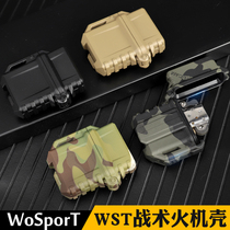 WOSPORT tactical equipment camouflage ZIPPO lighter shell military fans without inner tank CP Factory Direct