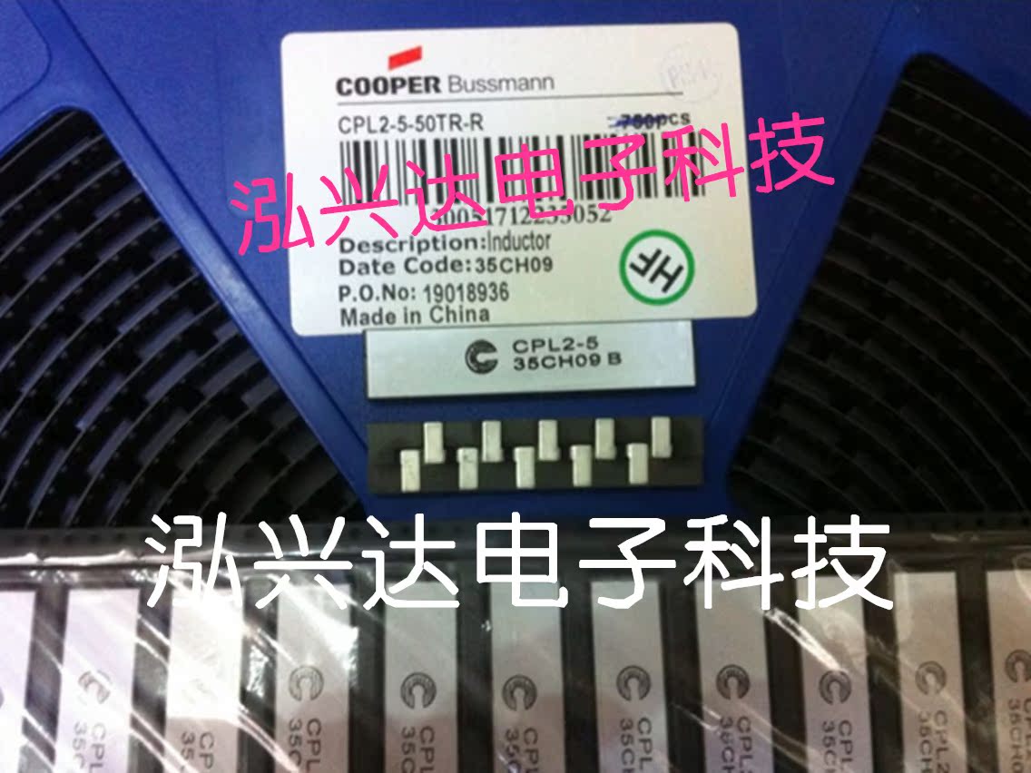 CPL2-5-50TR-R Silkprint: CPL2-5 COOPER BUSSMANN Multi-Stage Power Flux Inductance
