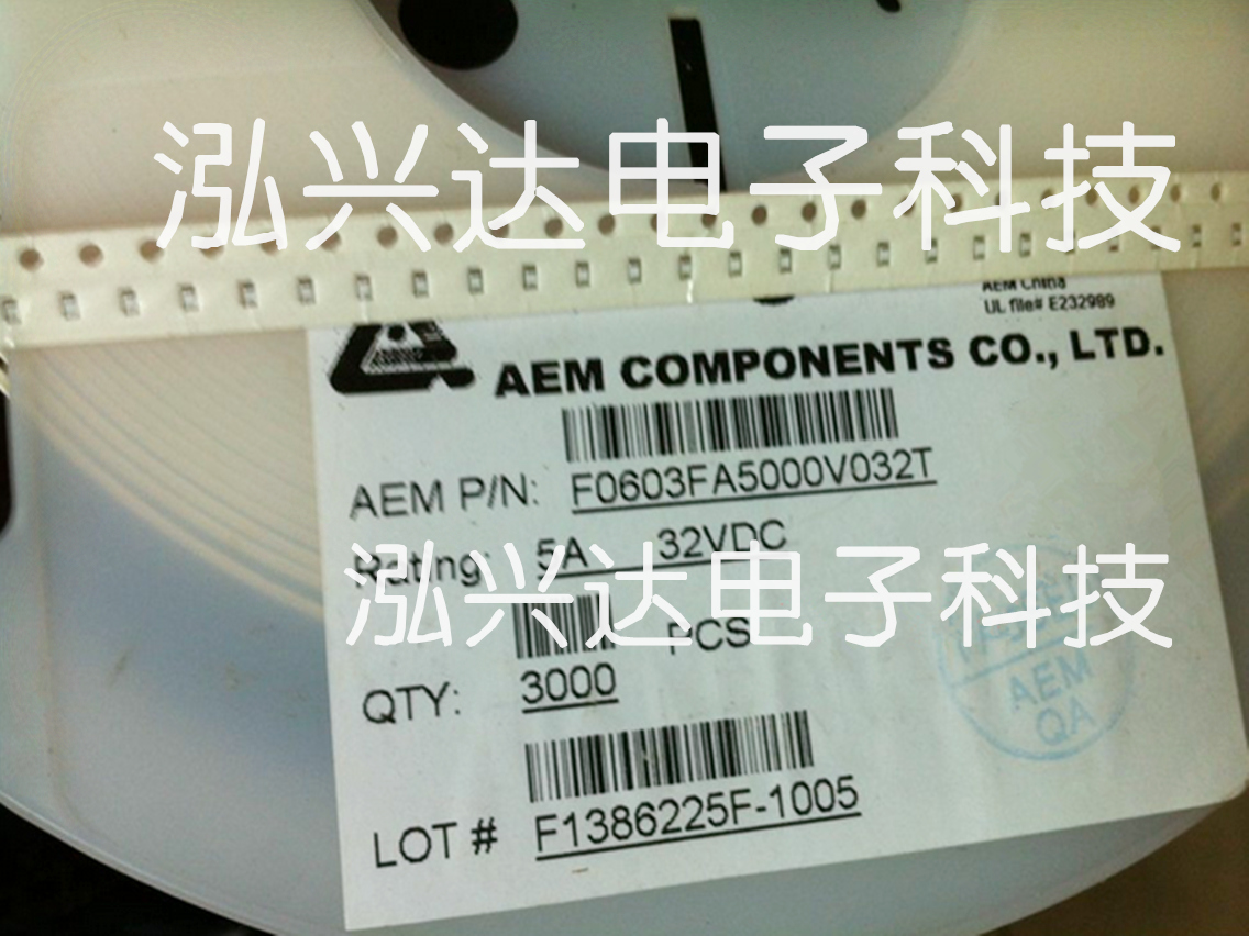 AEM surface mount fuse F0603FA5000V032T 1608 5A 32V quick fuse