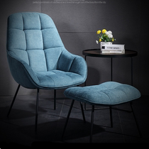 Designer Nordic Single Casual Sofa Iron Art Deck Chair Modern Minima Living Room Sloth Sofa Cloth Art Tiger Chair