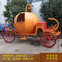 Eurostyle New Pint electric Princess Pumpkin Wagyu Wedding Photography Scenic Spot Sightseeing Tourism Video Props
