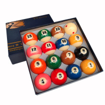 Xinkang five-star TV large billiards 16 colored balls American black 8 billiards sub-resin crystal ball fancy nine balls