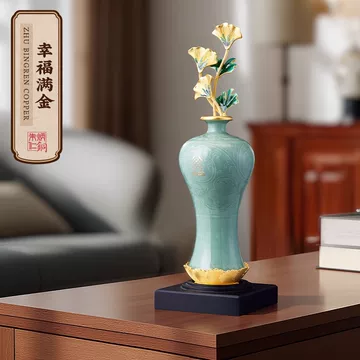 朱炳仁铜花瓶-朱炳仁铜花瓶促销价格、朱炳仁铜花瓶品牌- 淘宝