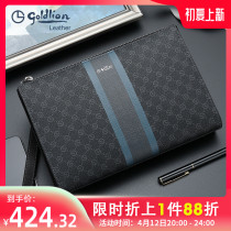 Kinley Come 2022 new fashion casual Handbags Mens Collision Color PVC Tide Mens Hands With Bag Mens Printed Envelopes Bag