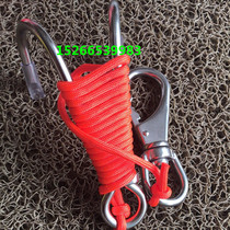 Diving double head flow Hook Reef flow hook nylon rope anti-corrosion rope equipment thick diving flow hook