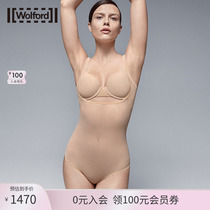 Wolford Wall Ford Toulle thin yarn Invisible Invisible Mild Pressure Bottom Shaping One-piece Suit 79043