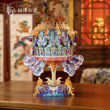 中国伝統工芸品 置物 孝端皇后王冠 レプリカ