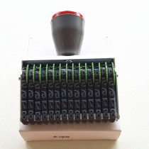 8MM high digital chapter runner seal 14 digits date printing combination number printing price list 14 digits