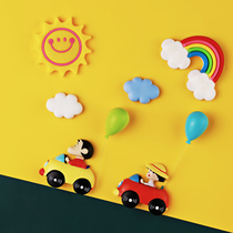 Creative cartoon Crayon small new refrigerator stickers magnetic stickers cute small balls magnetic stickers wind message board decorative stickers