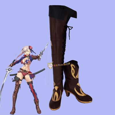 taobao agent FGO Miyamoto Musashi COS Shoe Customized Anime Game two -dimensional character COSPLAY Performance Shoes Boot Customization