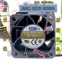 Original AVC DBTA0428B2S 4028 4CM 4cm 12V 0 73A double ball cooling fan