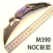 NOC claw social knife special steel outdoor survival knife opening edge M390 folding knife knife tactical folding knife