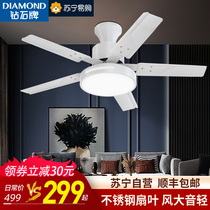 Diamond brand 12 fan lamp ceiling fan lamp home living room dining room bedroom ceiling integrated with lamp 2021 New
