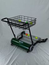 Front retractable installation can be used without tools tennis ball pickup cart tennis ball machine pickup machine