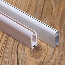 Customized curtain roller blinds aluminum alloy lower pole advertising cloth photo fabric shopping mall hanging picture pole plastic lower pole Vertical Fabric