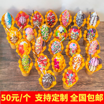 Simulation egg ice cream model display food mold Hong Kong egg model sample custom