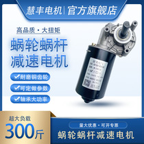  DC deceleration motor Worm gear worm deceleration motor Garden machine Packaging office automatic cargo equipment