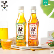 Wangwang Wangzi It doesnt matter plum wine flavor green tea Oolong tea beverage 380ml bottle low sugar 0 Fat non-pigmented beverage