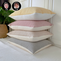  Healing color~Match artifact ASAROOM 100 pure cotton pillowcases on both sides handmade in Korea