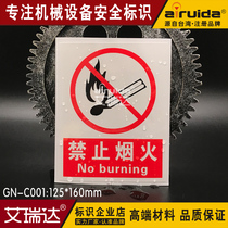 Fire Warning prohibits fireworks label stickers strictly prohibit fireworks safety label stickers durable GN-C001