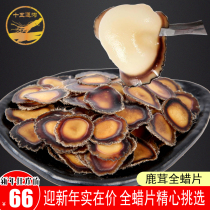 Deer antler full wax tablets 5 grams Jilin plum deer antler slices dry slices semi-wax red powder tablets adult male northeast specialty