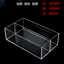 Double slot acrylic silver bracelet tray Transparent frame box Jewelry box Display box Storage box DIY