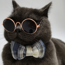 Pet cat funny glasses dog cat cute cool handsome sunglasses shake sound Net Red personality accessories photo props