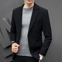  Tide brand casual blazer mens spring and autumn slim-fit trend outside wearing small suits mens handsome suit tops men