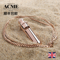 British ACME survival fashion show whistle chic net long necklace female Autumn Tide people pendant sweater chain