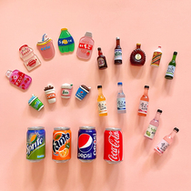 Refrigerator sticker magnet creative three-dimensional wine bottle drink can magnet magnet a set of three-dimensional refrigerator decoration tiles