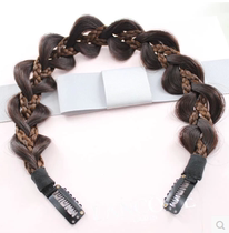 Wig female hand-woven hair pick hair piece eight-character gourd-shaped lady wig piece bride hair accessories hair strap braid