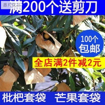 Loquat bagging special bag Loquat fruit bag set Loquat bag set Special Loquat mango bagging Bird and insect protection