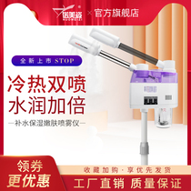 Beauty salon hot and cold sprayer beauty instrument new household hydration double spray face steam nano ion face