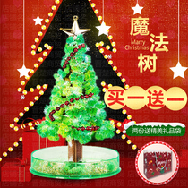 Water watering magic Christmas cherry blossom paper trees will grow Chemical Toys crystal water becomes Snow magic