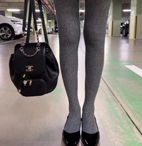 South Koreas Dongdaemun Helder proprietress of the same style floral yarn thick wool leggings custom spinning correct version